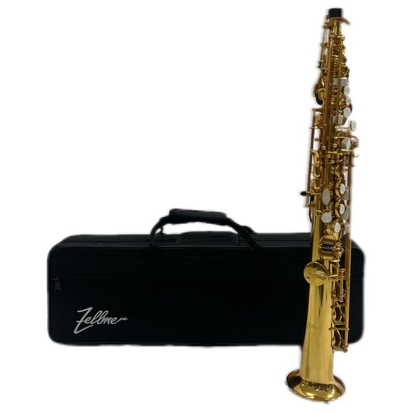 Saxofone Soprano Reto Zellmer Laqueado Novo